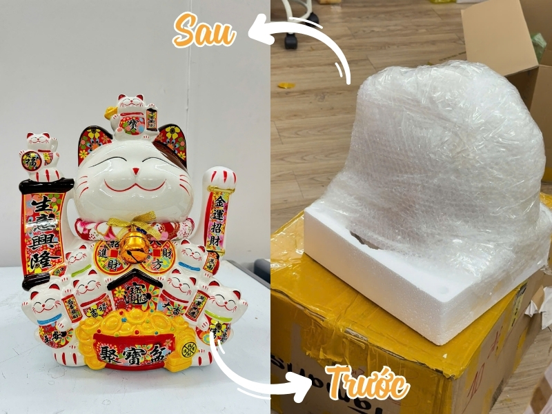 Các loại mặt hàng sẽ yêu cầu cách đóng gói khác nhau.
