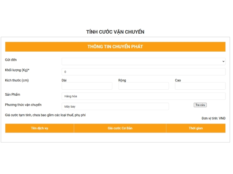Vận chuyển quốc tế dịp Tết nên chọn các đơn vị minh bạch về giá cước.