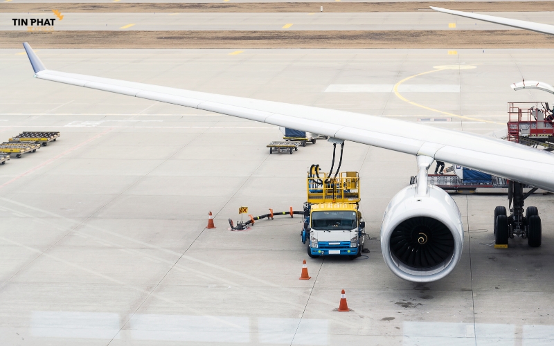 Phụ phí nhiên liệu hàng không biến động hàng tháng theo giá dầu Jet A-1 toàn cầu.