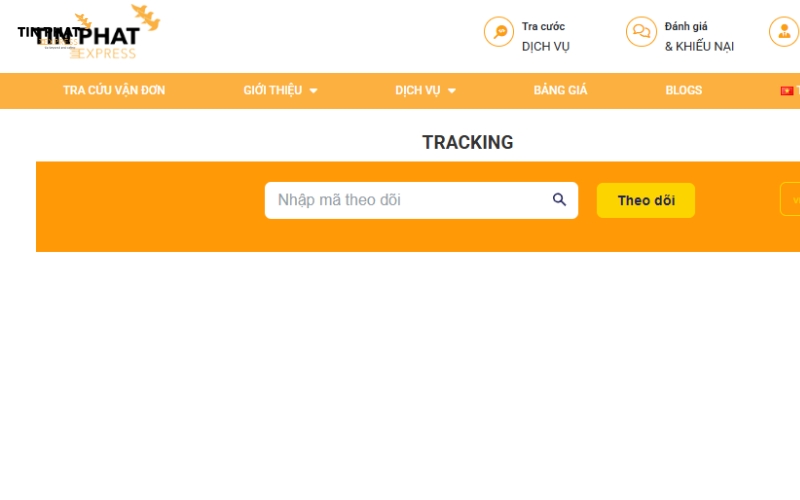 Website tra cứu tracking minh bạch, rõ ràng, cập nhật tình hình hàng hóa rõ ràng.