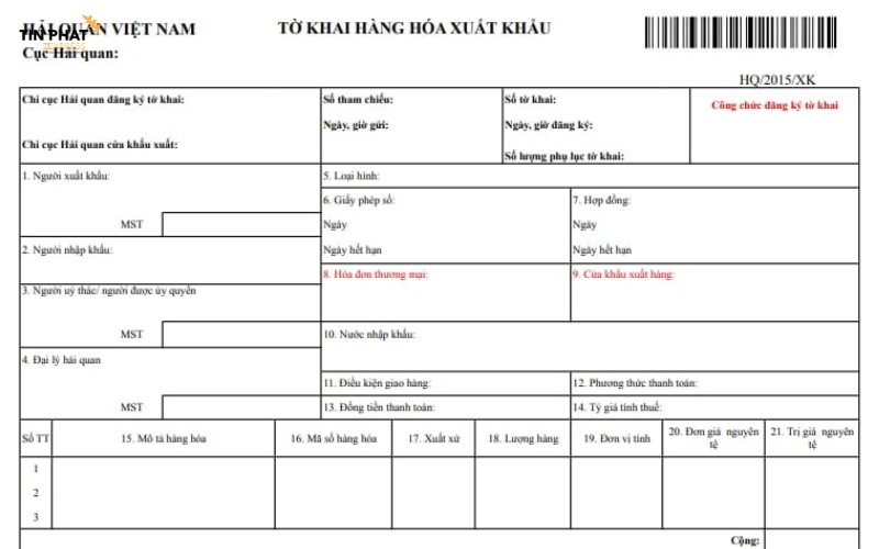 Khai báo trên giấy là phương thức truyền thống, bạn điền thông tin vào mẫu tờ khai in sẵn và nộp trực tiếp tại cơ quan hải quan.