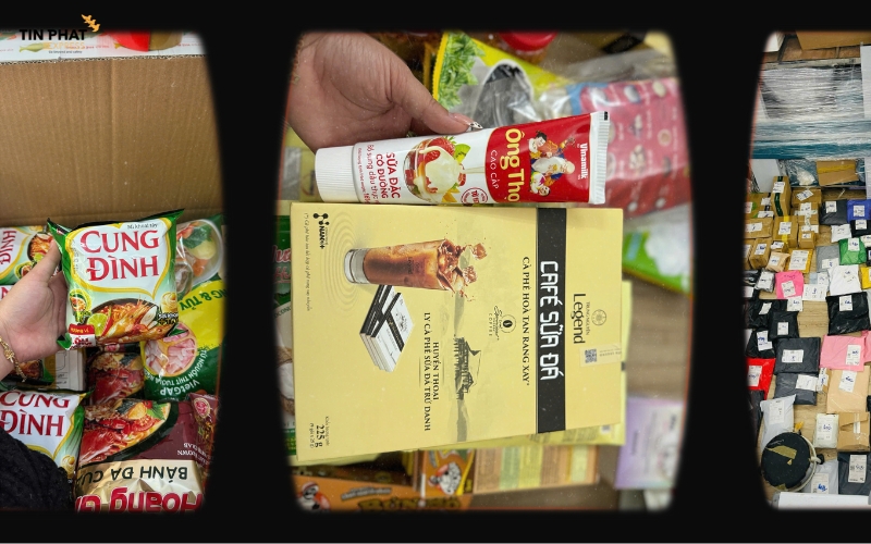 Tín Phát vận chuyển hầu hết loại hàng hóa: quần áo, thực phẩm khô, mỹ phẩm, thiết bị điện tử, sách vở, đồ gia dụng.