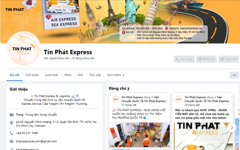 Theo dõi fanpage và website của Tín Phát để nhận mã giảm giá.