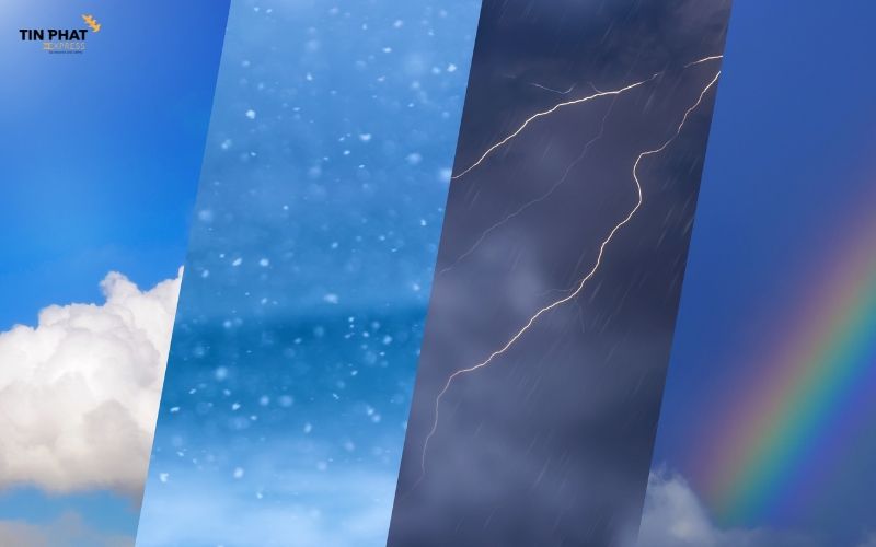 Thời tiết là 1 yếu tố ảnh hưởng trực tiếp tới tốc độ giao hàng.