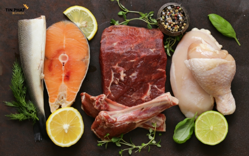 Thực phẩm tươi sống, dễ hỏng không thể gửi đi Mỹ.